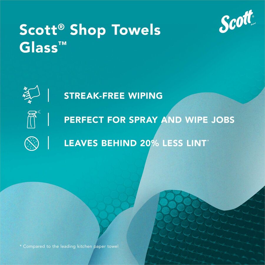 Scott Glass Cleaning Shop Towels