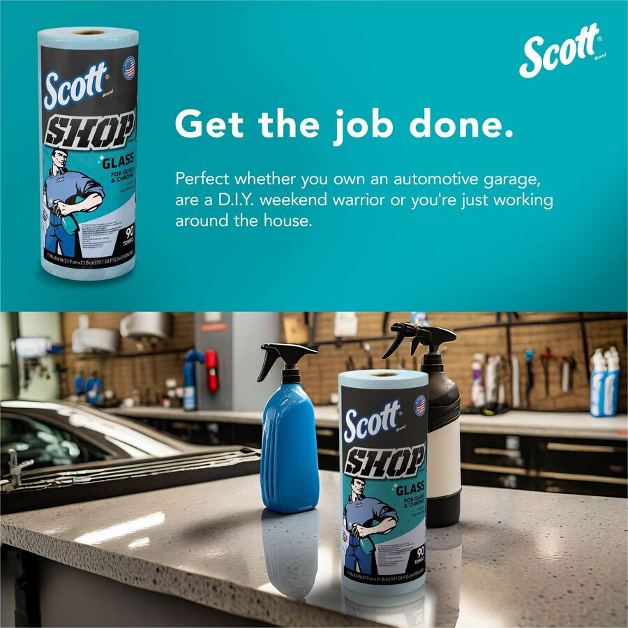 Scott Glass Cleaning Shop Towels