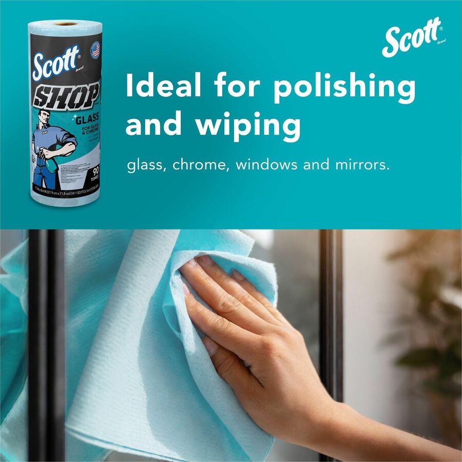 Scott Glass Cleaning Shop Towels