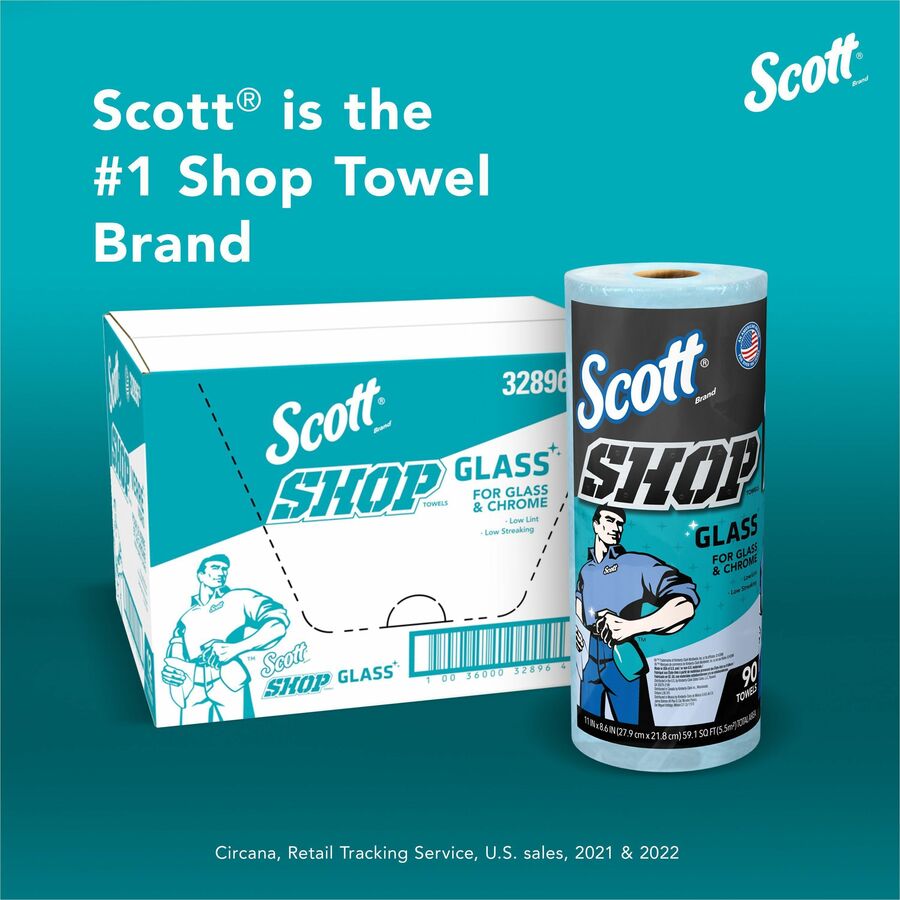 Scott Glass Cleaning Shop Towels