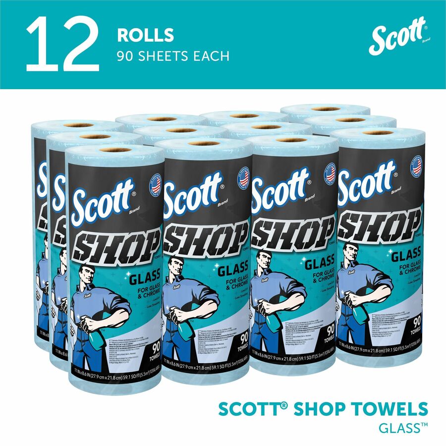 Scott Glass Cleaning Shop Towels