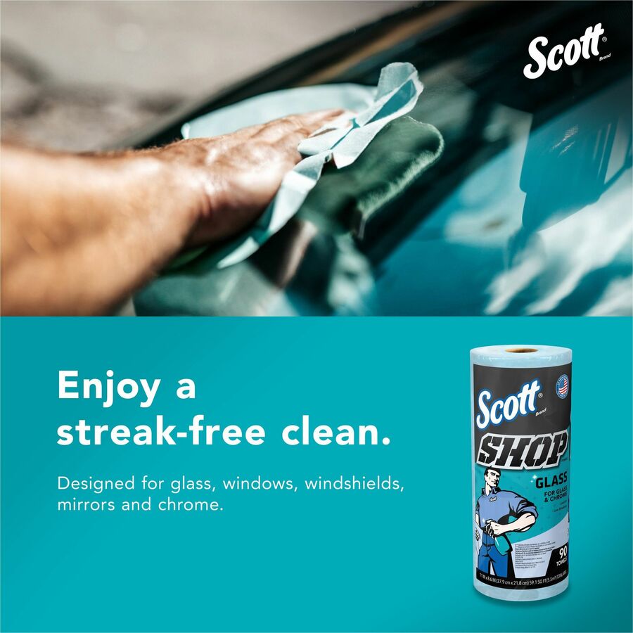 Scott Glass Cleaning Shop Towels