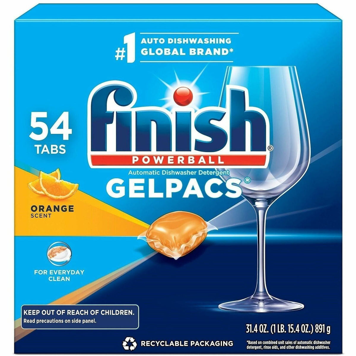 Finish All-n-1 Detergent Gelpacs