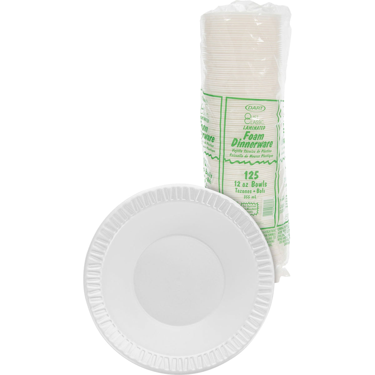 Dart Quiet Classic 12 oz Laminated Foam Bowls