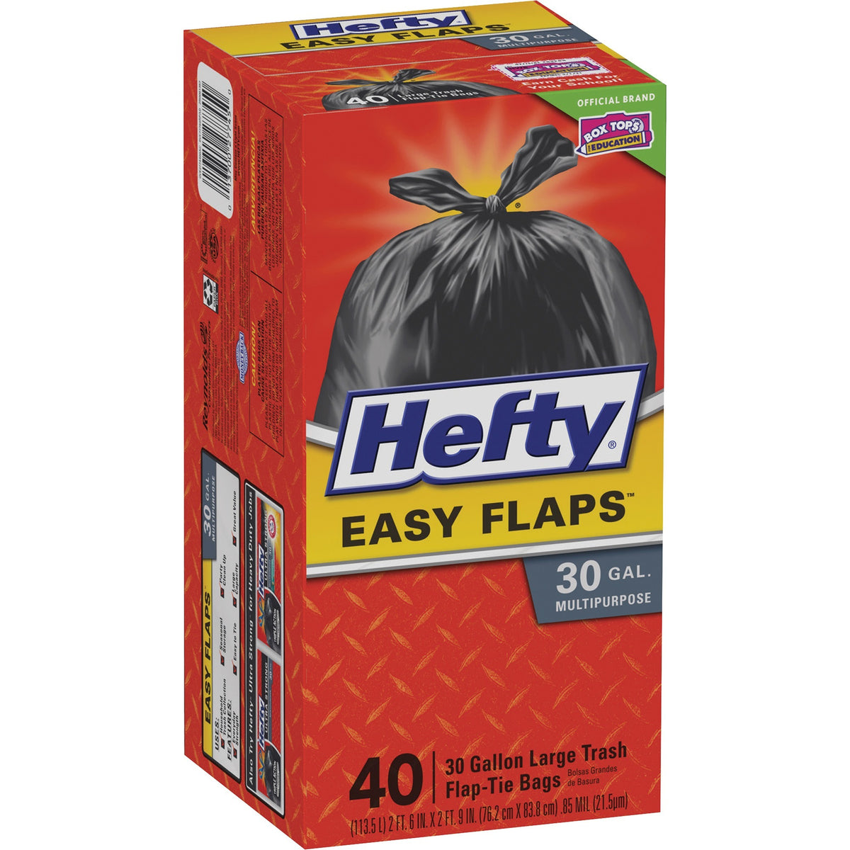 Hefty Easy Flaps 30-gallon Large Trash Bags