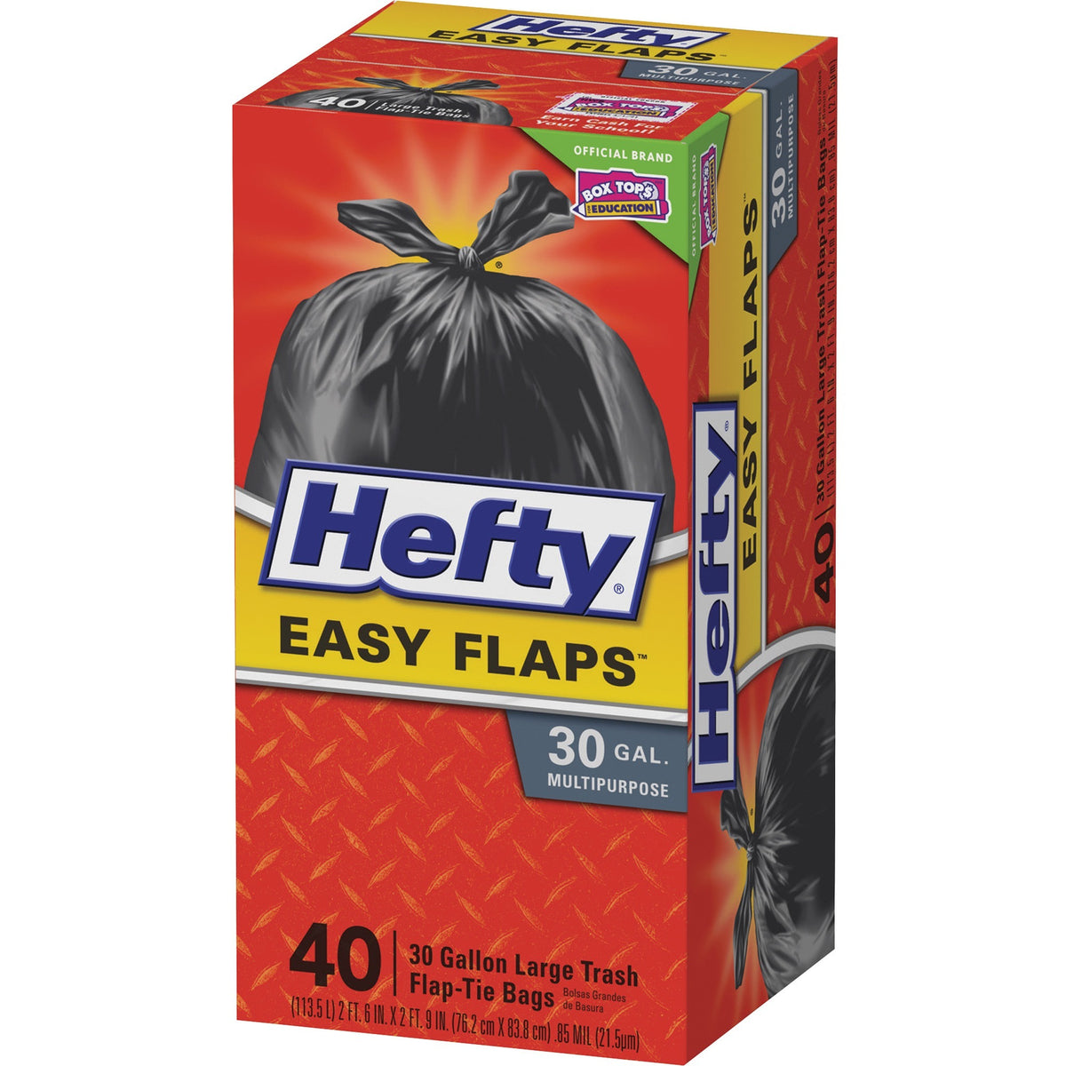Hefty Easy Flaps 30-gallon Large Trash Bags