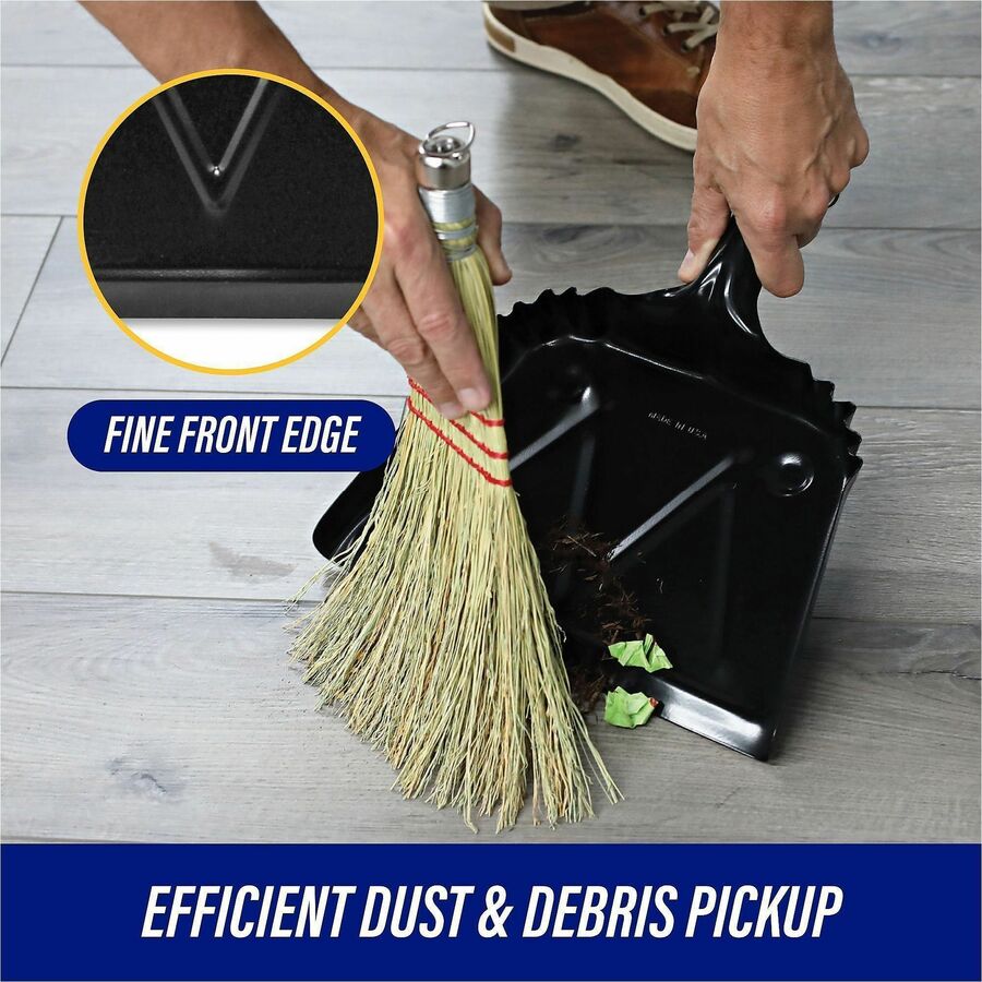 Genuine Joe Heavy-Duty Metal Dustpan