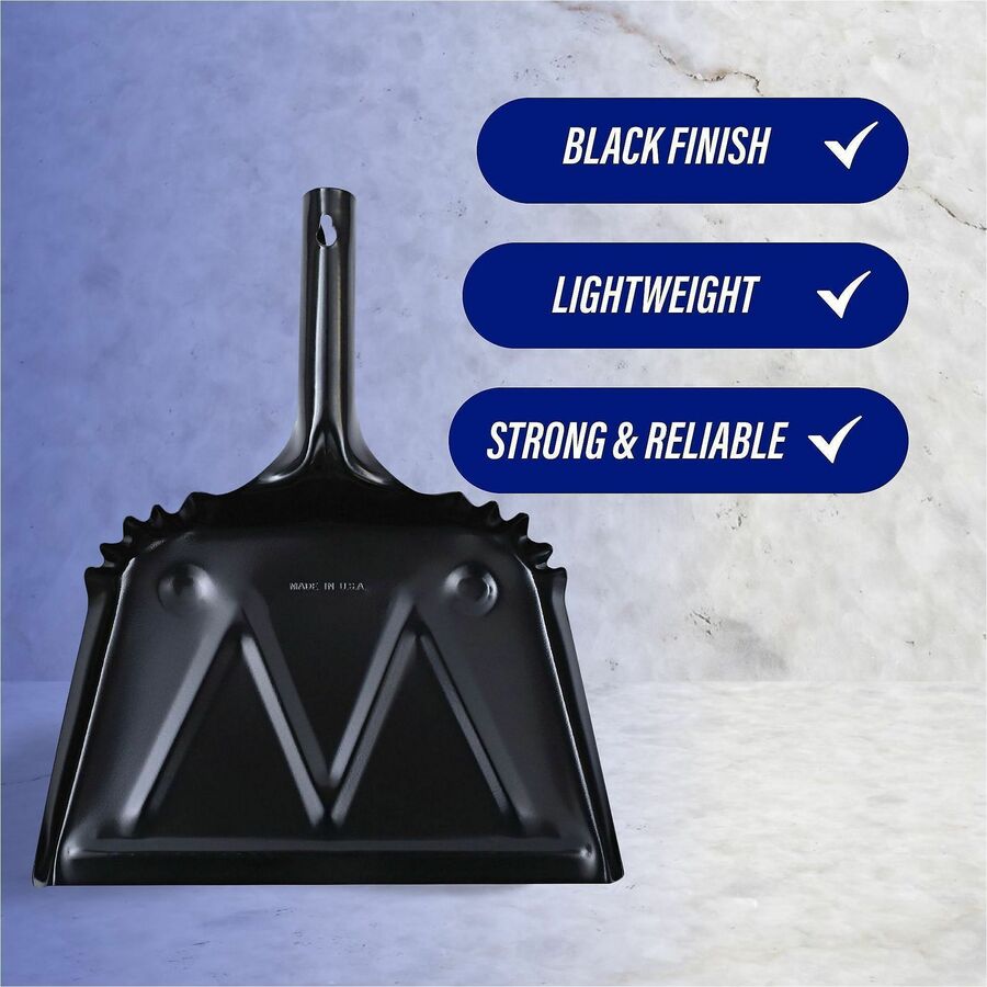 Genuine Joe Heavy-Duty Metal Dustpan