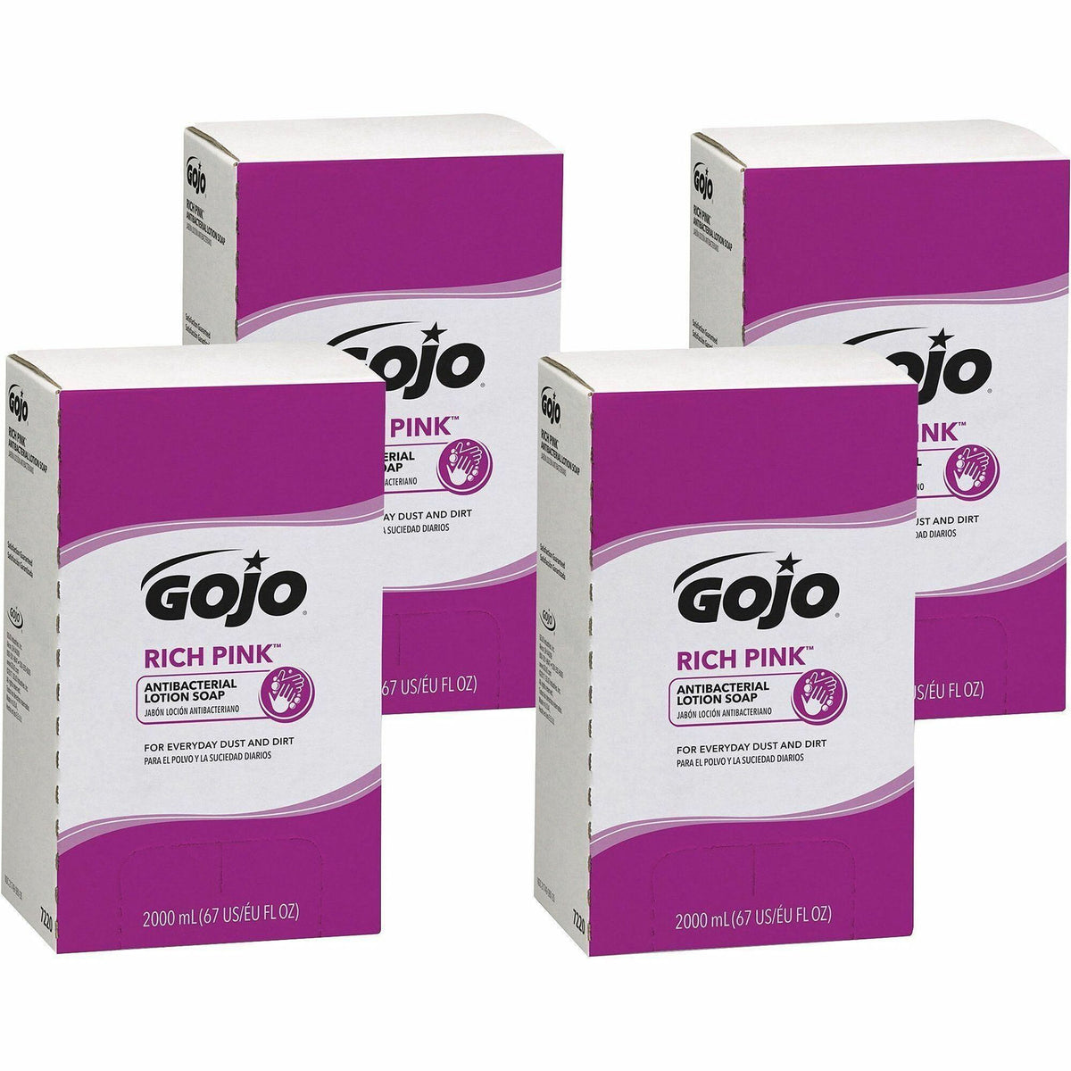 Gojo® Rich Pink Antibacterial Lotion Soap Refill