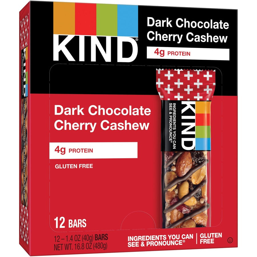 KIND Dark Chocolate Cherry Cashew Nut Bars
