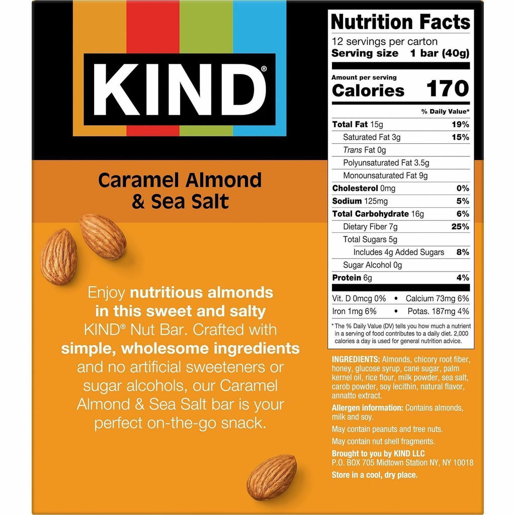 KIND Caramel Almond & Sea Salt Nut Bars