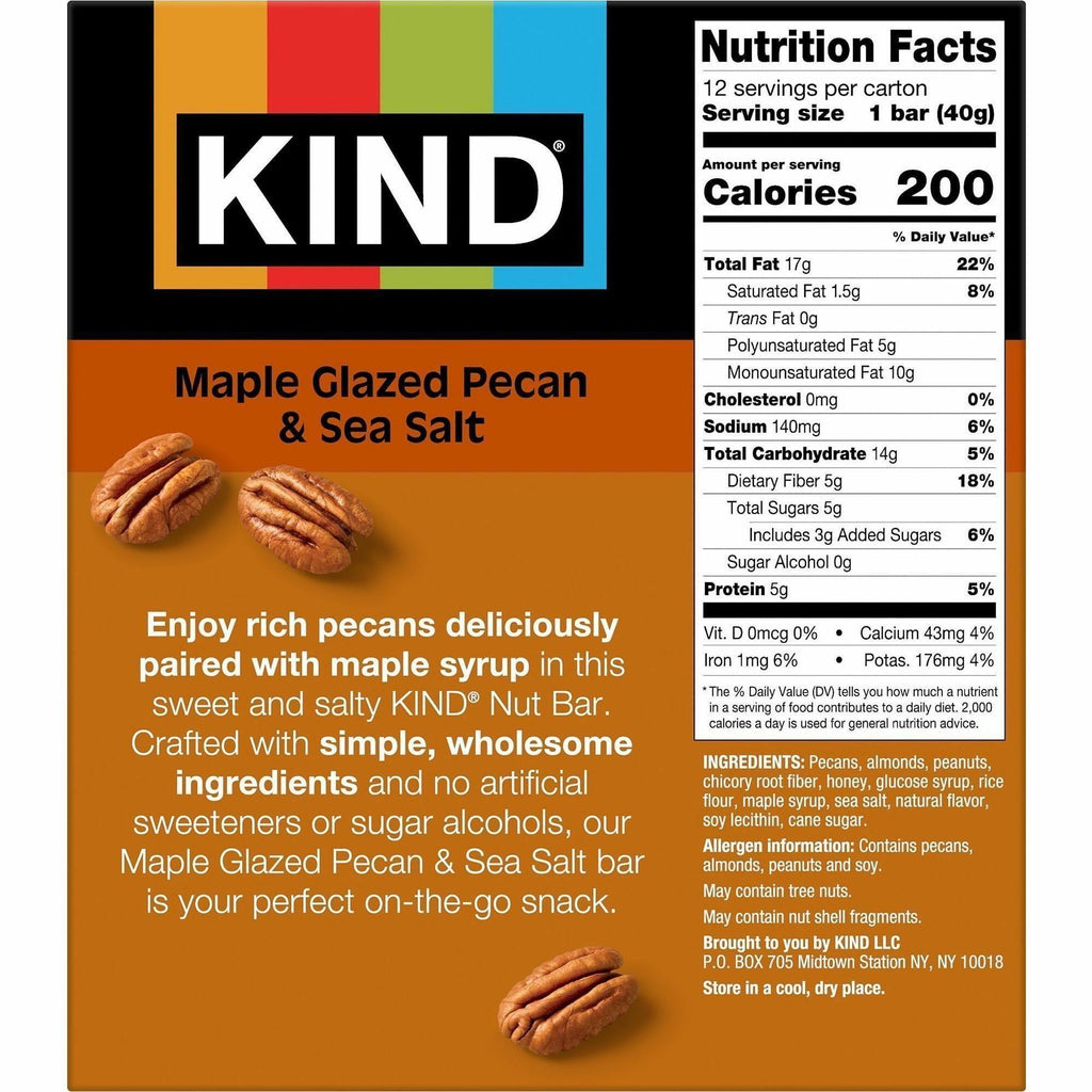 KIND Maple Glazed Pecan & Sea Salt Nut Bars