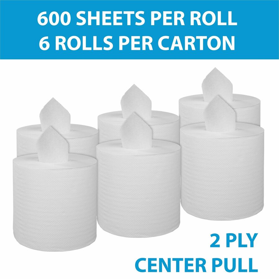 Cellysoft Stefco 600 Sheet Center Pull Dispenser Towels