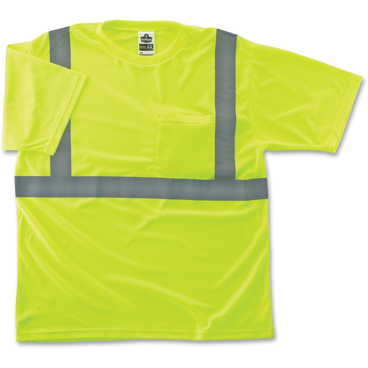 Ergodyne Class 2 Reflective Lime T-Shirt
