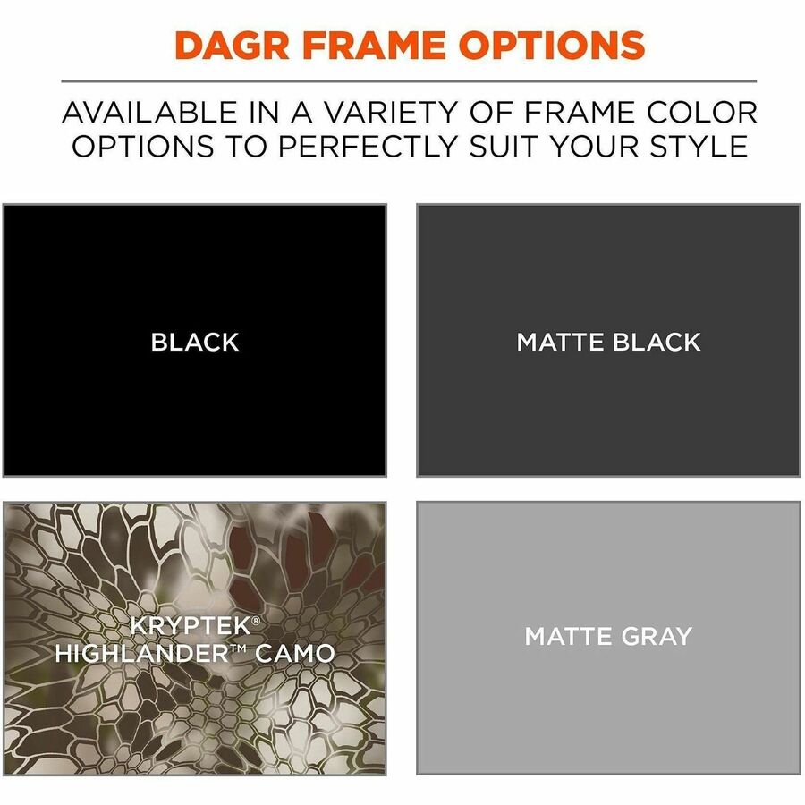 Ergodyne Dagr Clear Lens Half Frame Safety Glasses