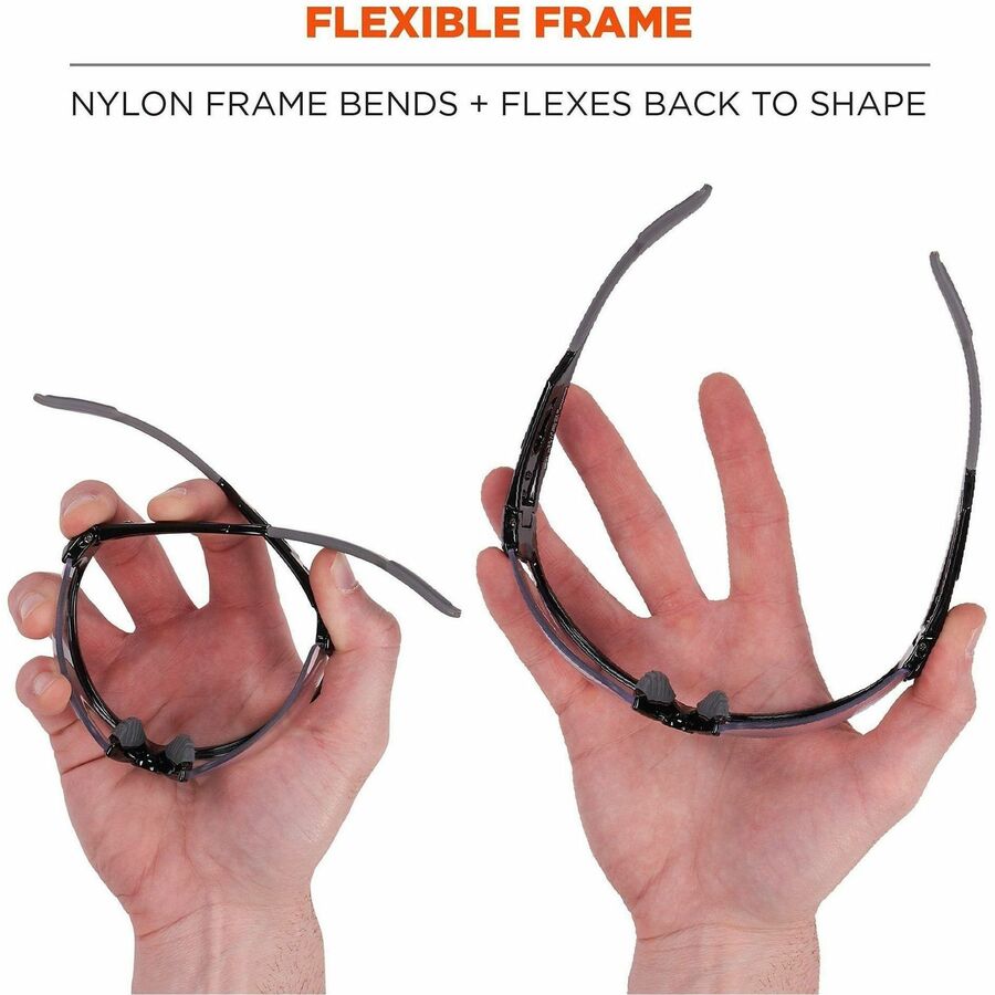 Ergodyne Dagr Clear Lens Half Frame Safety Glasses