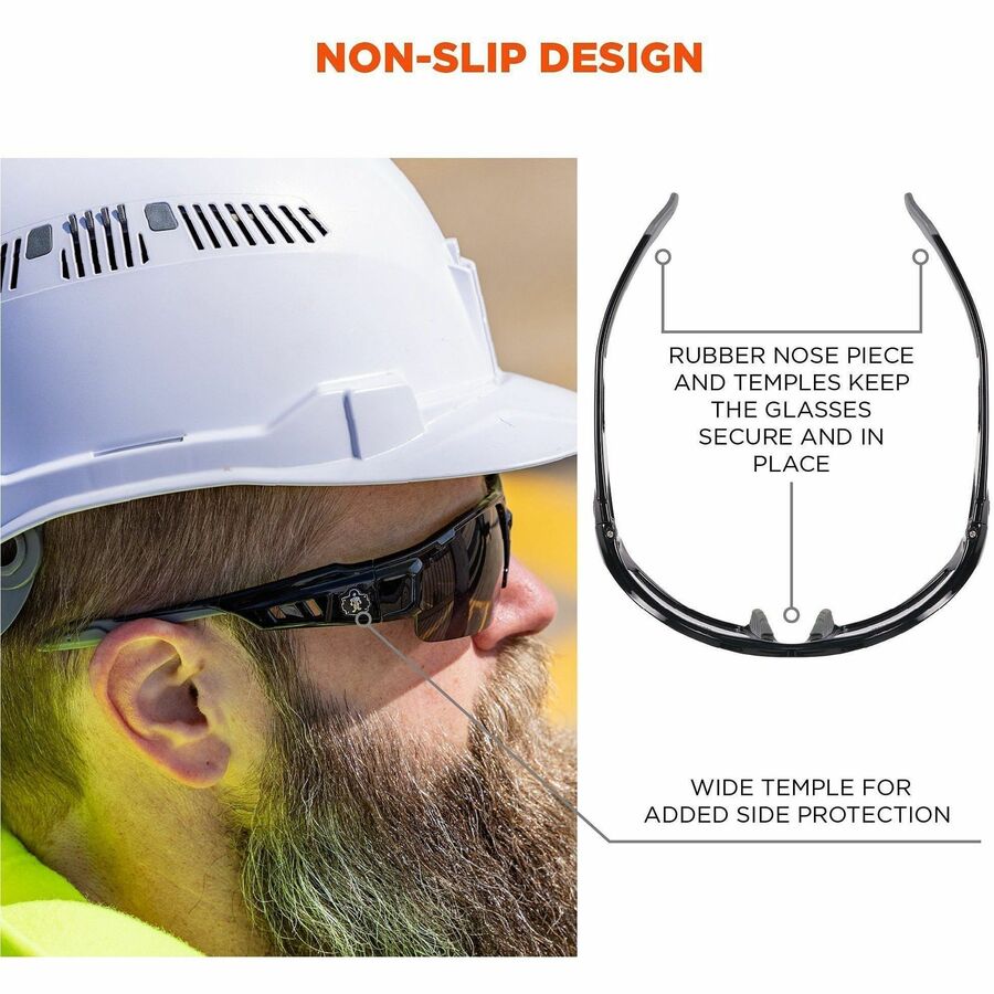 Ergodyne Dagr Clear Lens Half Frame Safety Glasses