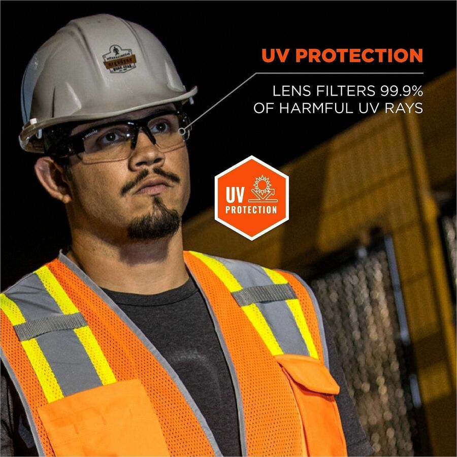 Ergodyne Dagr Clear Lens Half Frame Safety Glasses