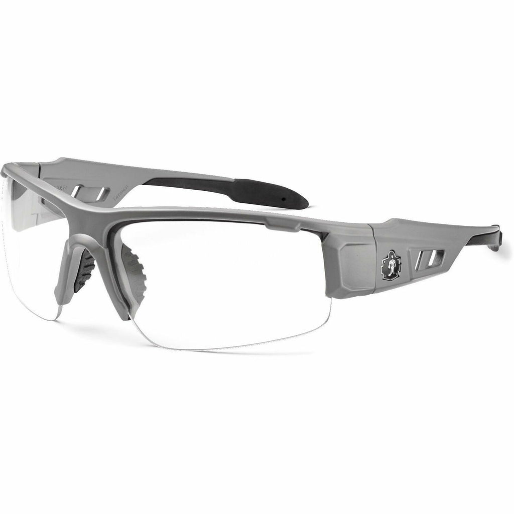 Ergodyne Clear Lens/Gray Half Frame Safety Glasses