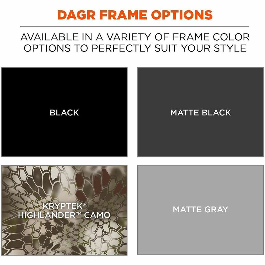 Ergodyne Smoke Lens/Gray Half Frame Safety Glasses