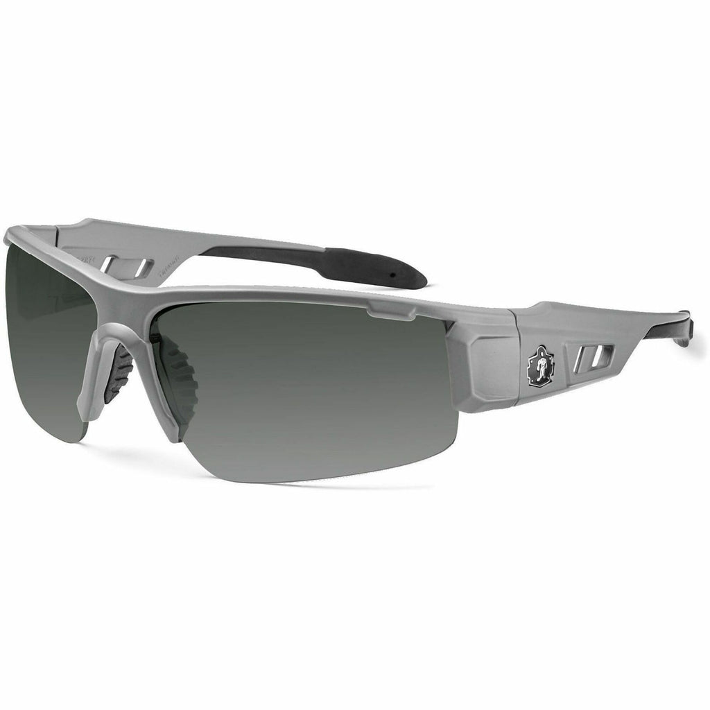 Ergodyne Smoke Lens/Gray Half Frame Safety Glasses