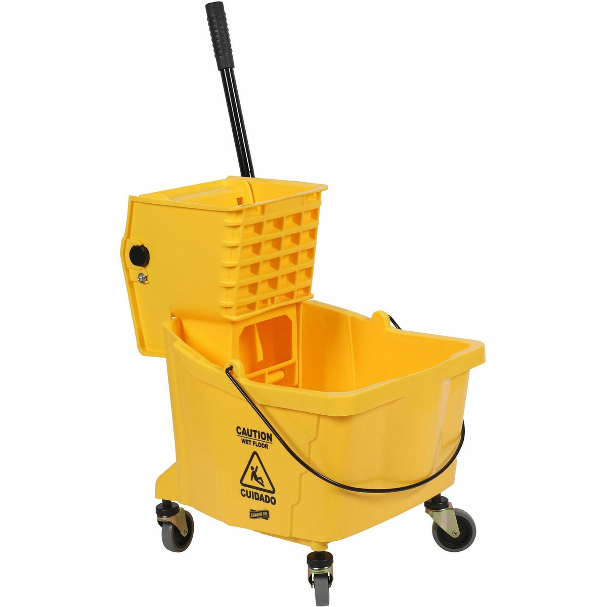 Genuine Joe 35-quart Side Press Mop Bucket & Wringer Combo