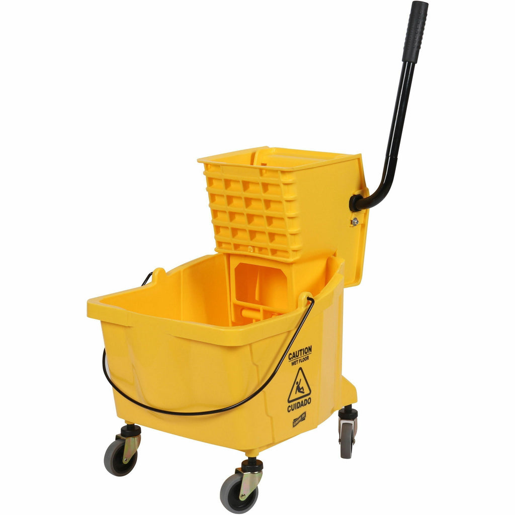 Genuine Joe 35-quart Side Press Mop Bucket & Wringer Combo