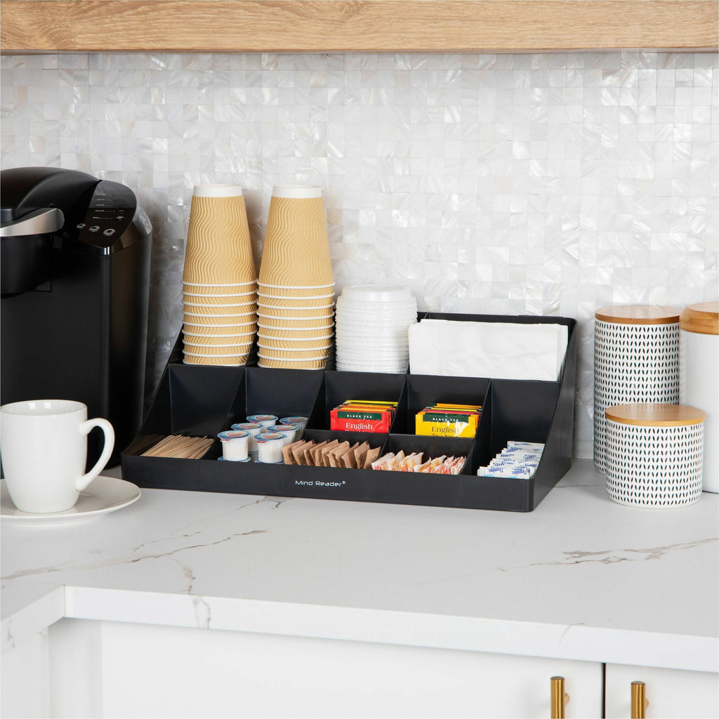Mind Reader EMS Mind Coffee Condiment Organizer