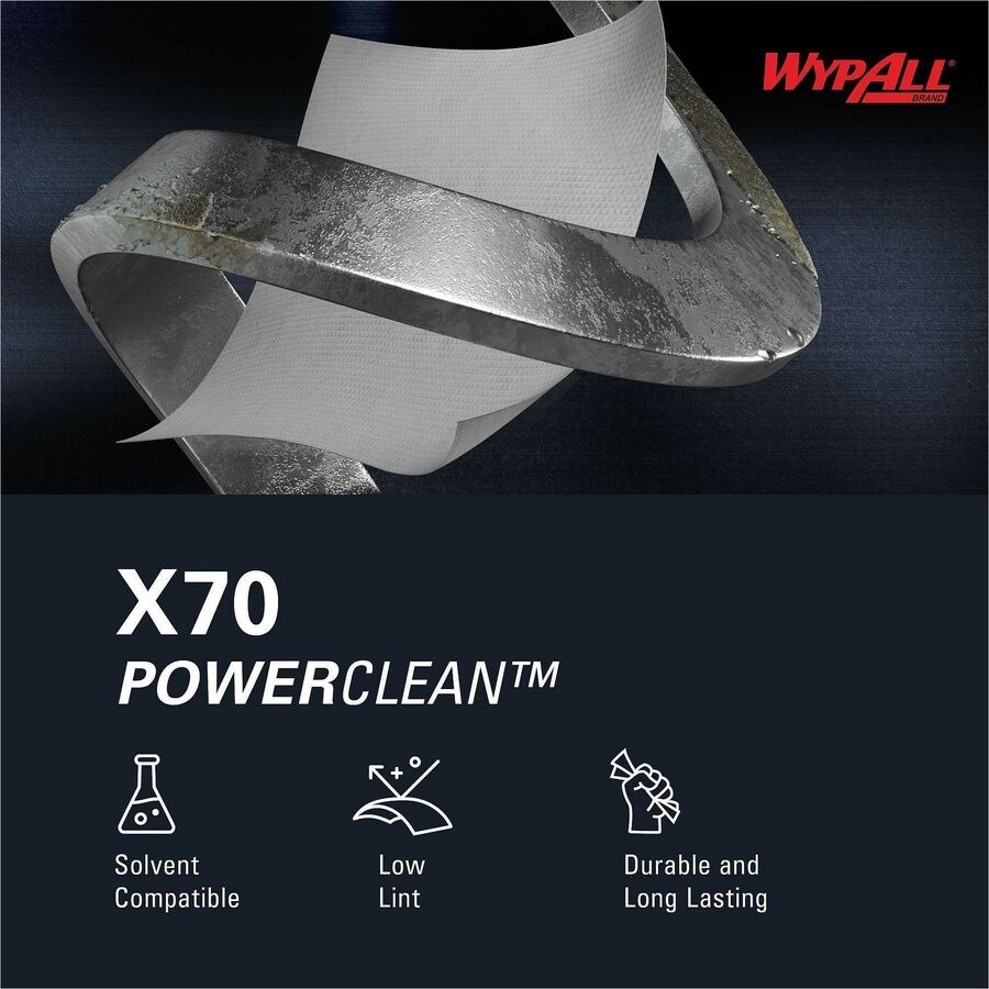 Wypall PowerClean X70 Medium Duty Cloths Jumbo Roll