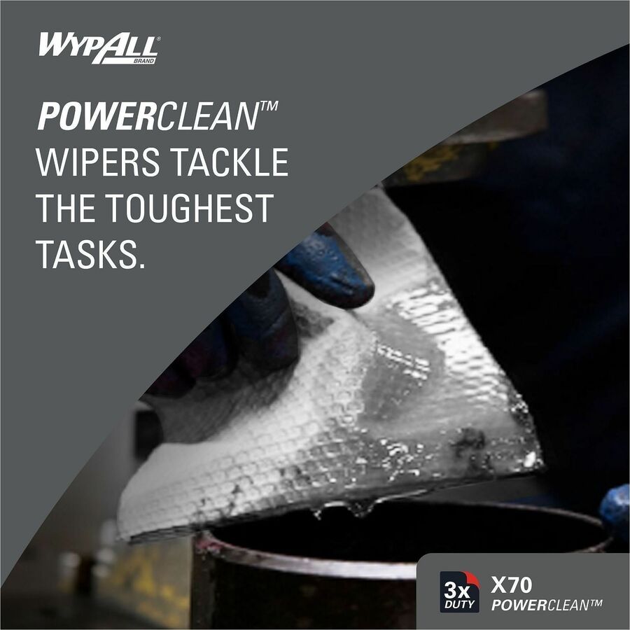 Wypall PowerClean X70 Medium Duty Cloths Jumbo Roll