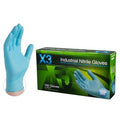 Ammex Blue Small Nitrile PF Gloves