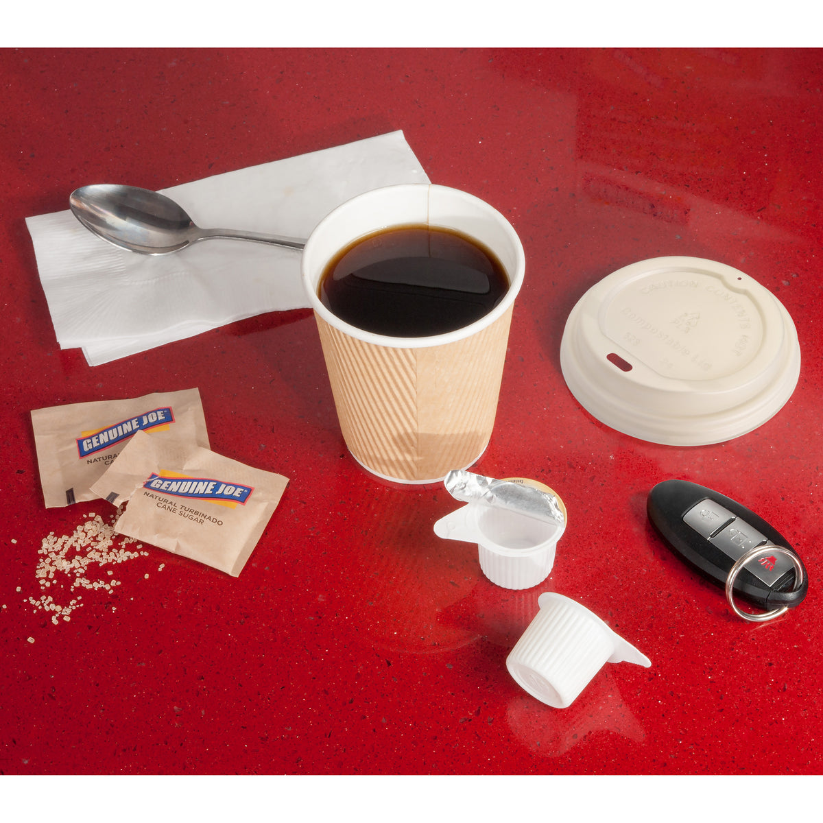 Genuine Joe Vented Hot Cup Lid