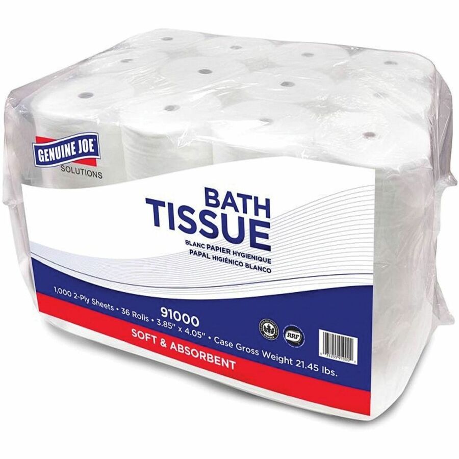 Genuine Joe Solutions Double Capacity Bath Tissue
