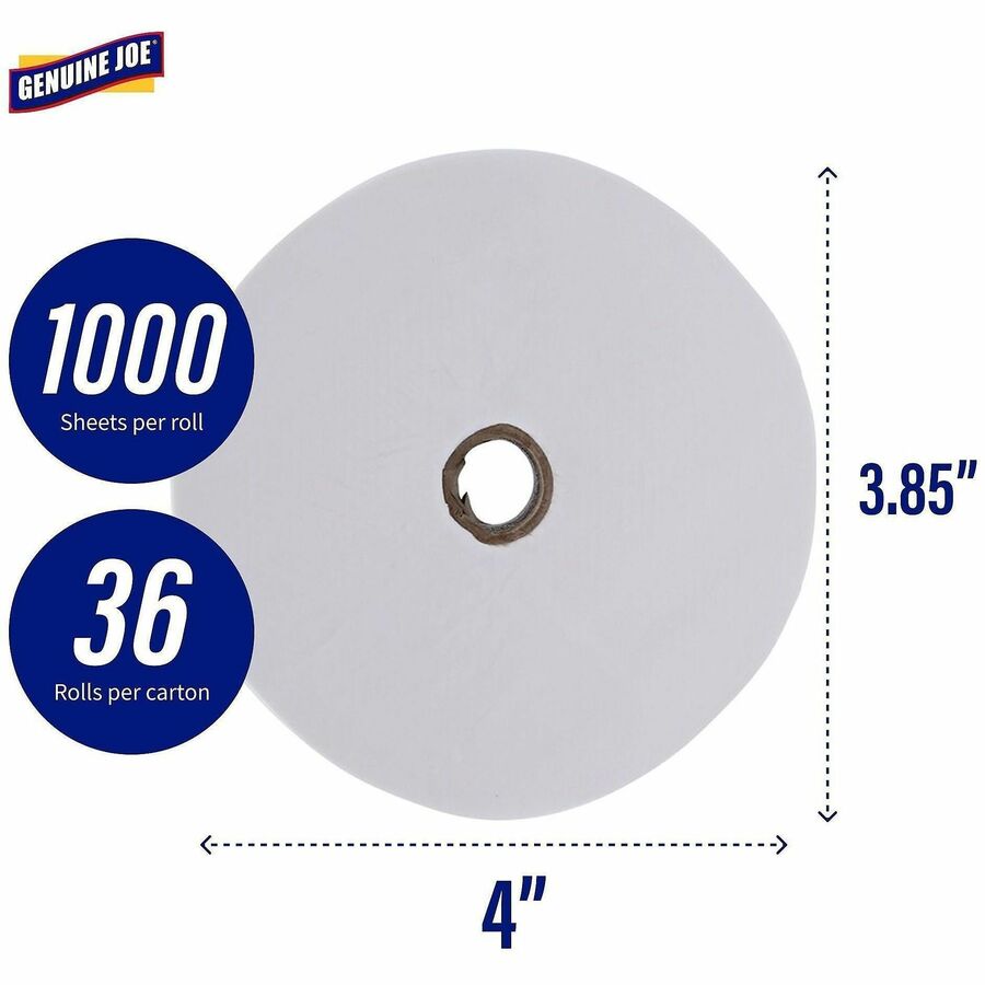 Genuine Joe Solutions Double Capacity Bath Tissue