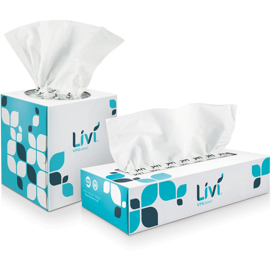 Livi Solaris Paper 2-ply Facial Tissue