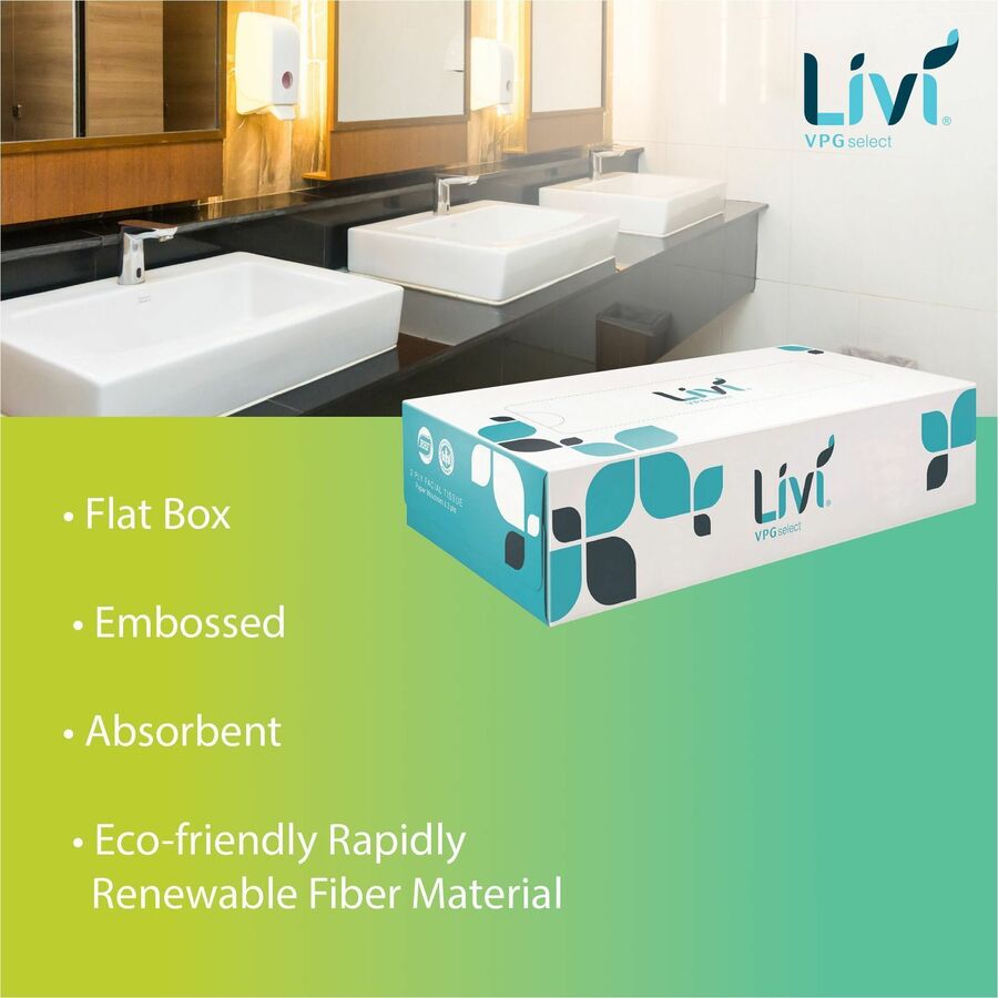 Livi Solaris Paper 2-ply Facial Tissue