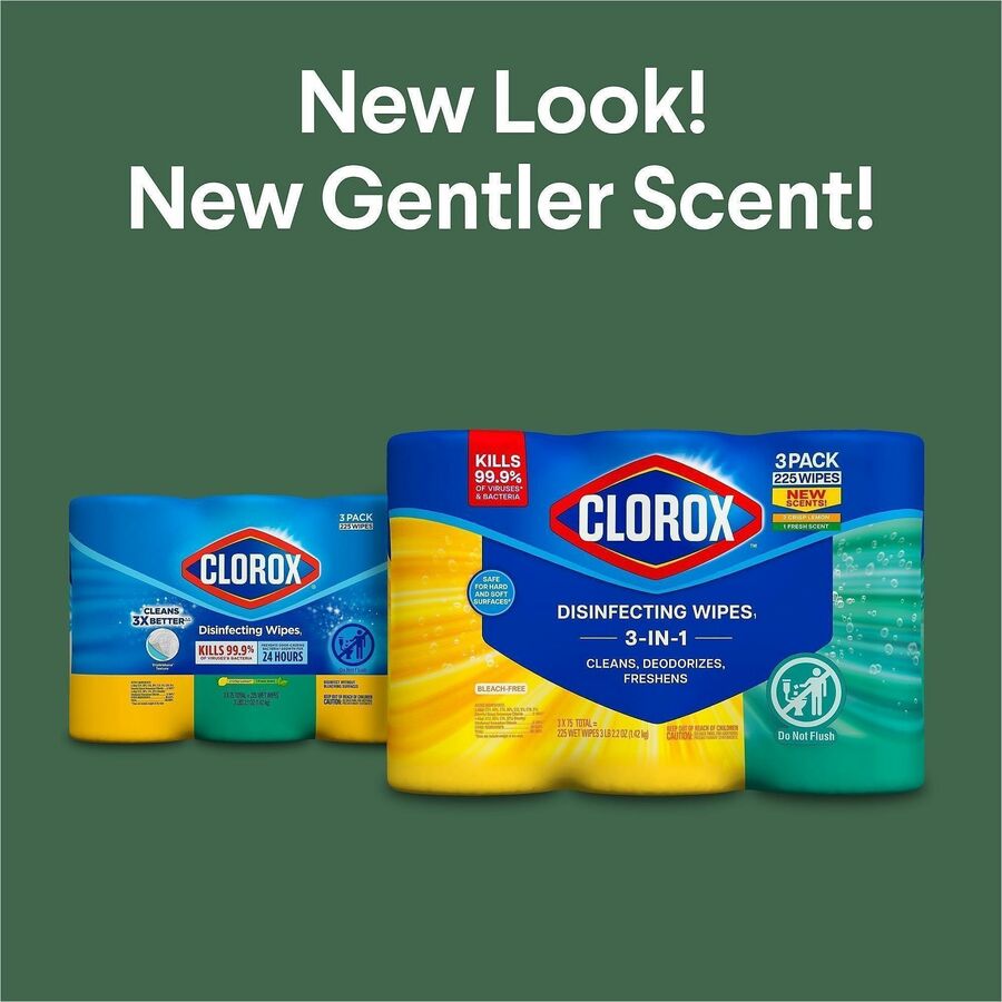 Clorox Disinfecting Bleach Free Cleaning Wipes Value Pack