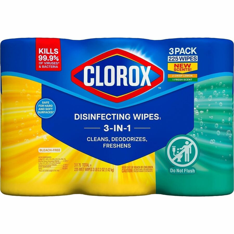 Clorox Disinfecting Bleach Free Cleaning Wipes Value Pack