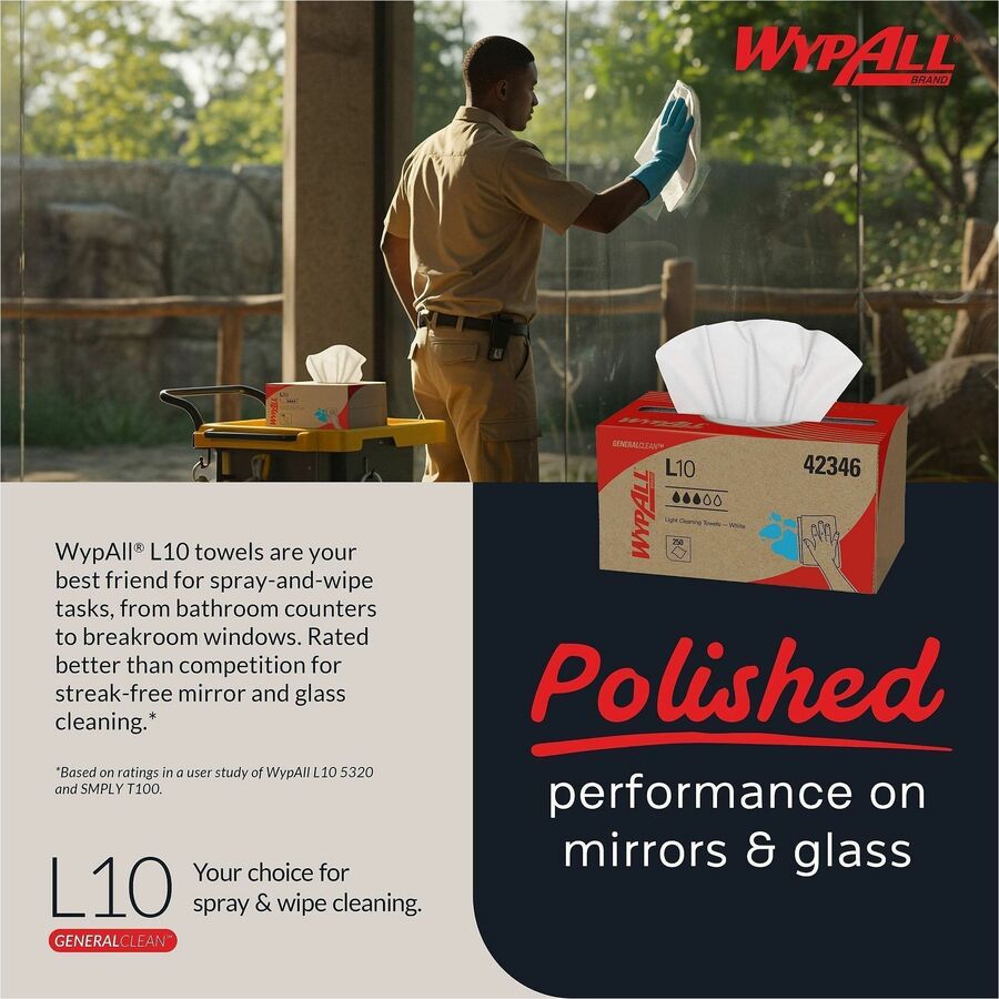 Wypall GeneralClean L10 Light Cleaning Towels
