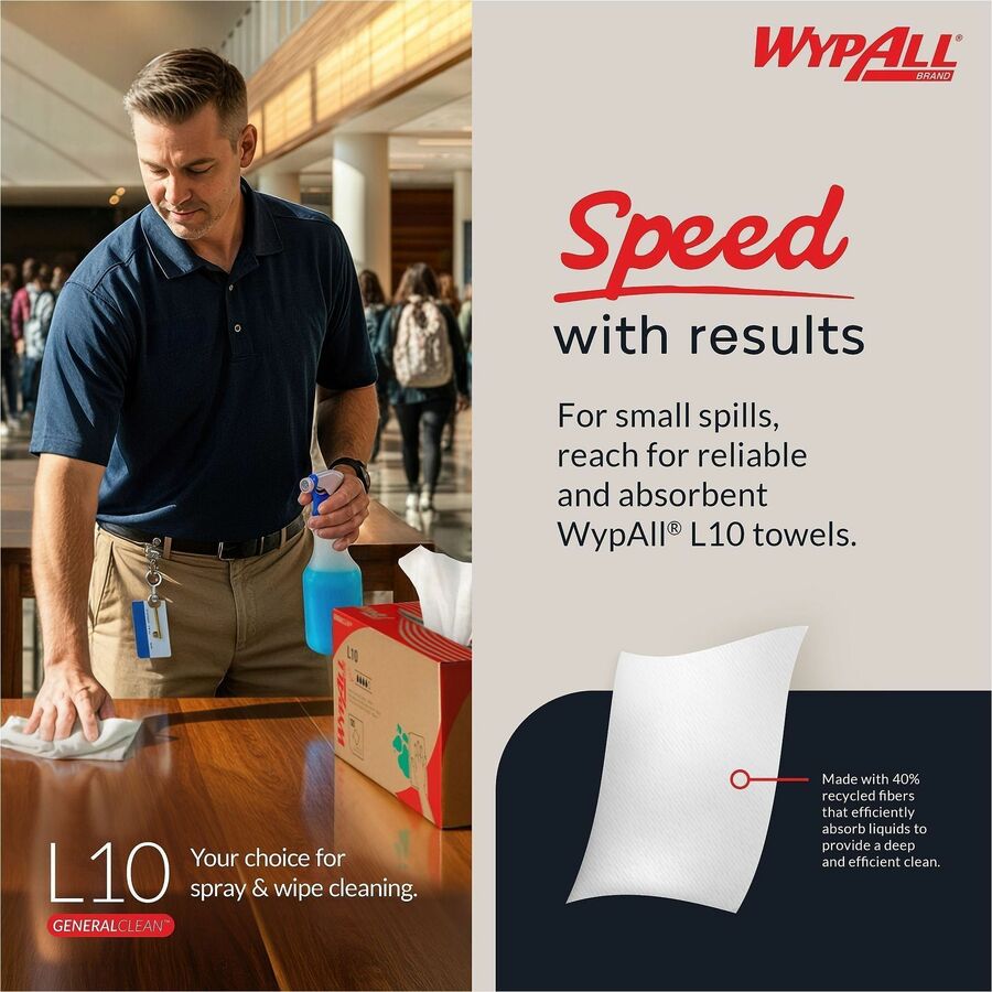 Wypall GeneralClean L10 Light Cleaning Towels