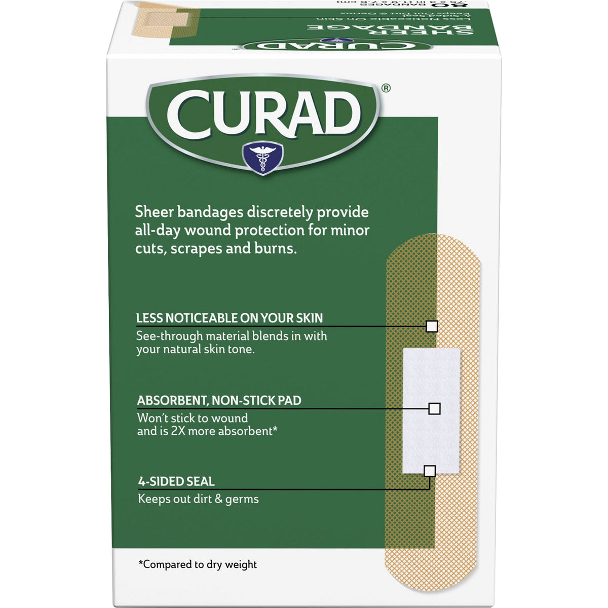 Curad Sheer Bandage Strips