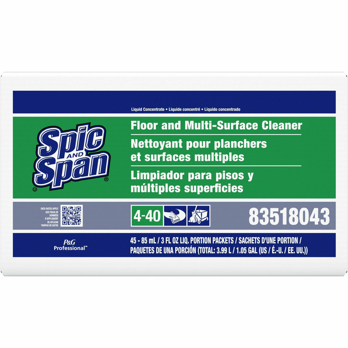 Spic and Span 02011 Floor Cleaner
