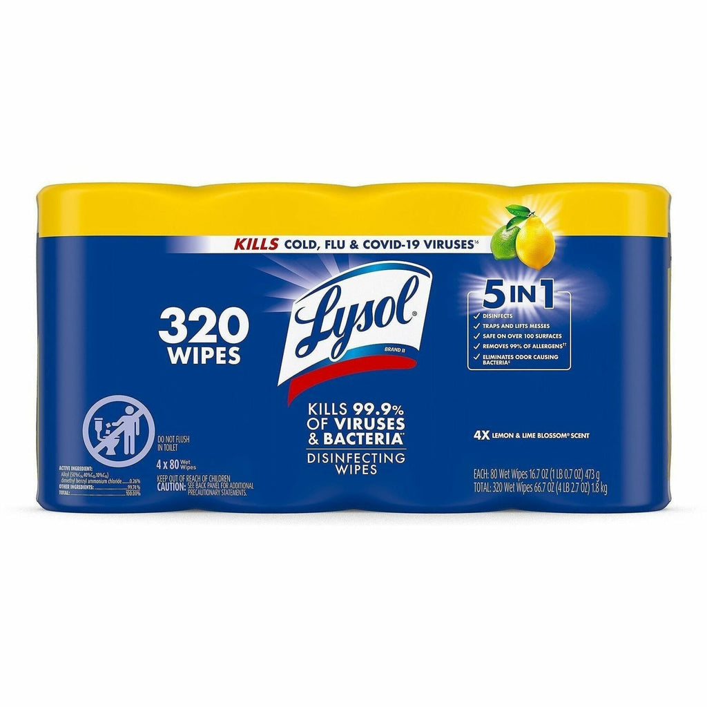 Lysol 4-pack Disinfecting Wipes