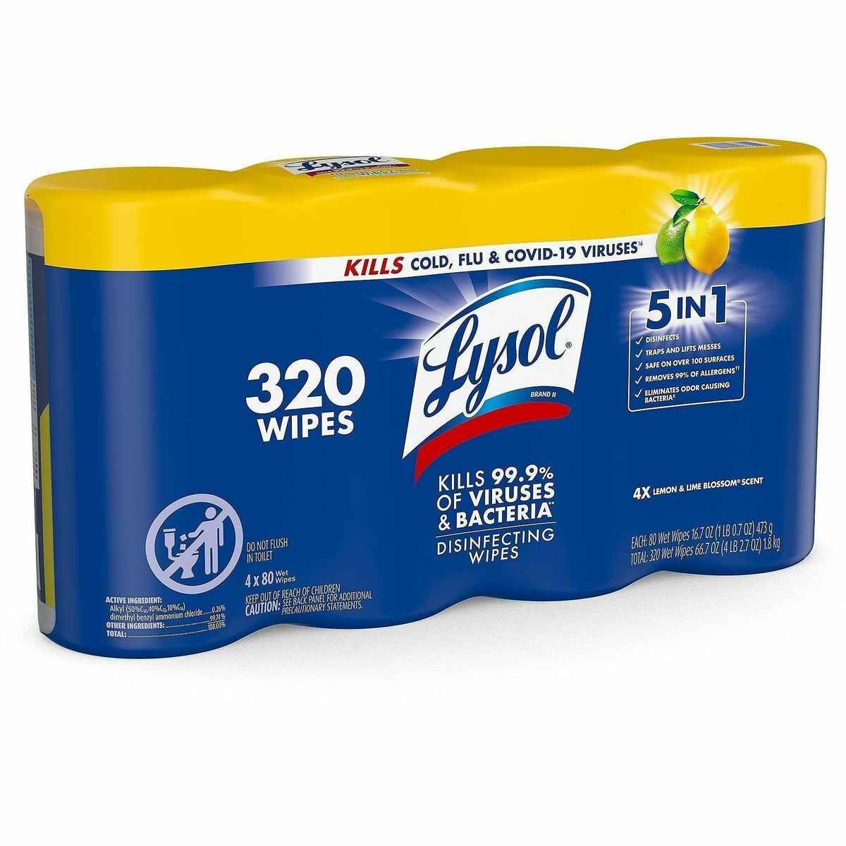 Lysol 4-pack Disinfecting Wipes