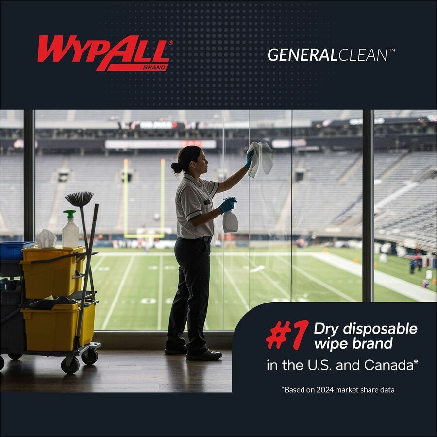 Wypall GeneralClean L10 Light Cleaning Towels - Pop-Up Box