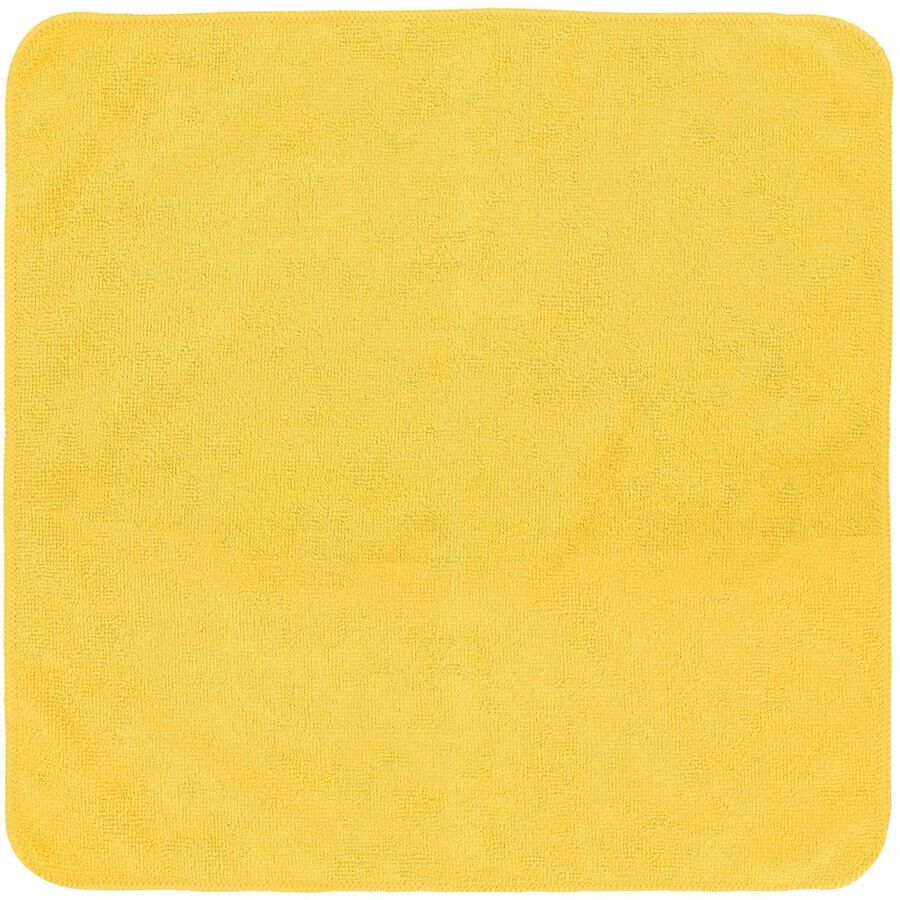 Rubbermaid Commercial HYGEN r-40 Recycled Microfiber Cloths, 12"x12" , Yellow