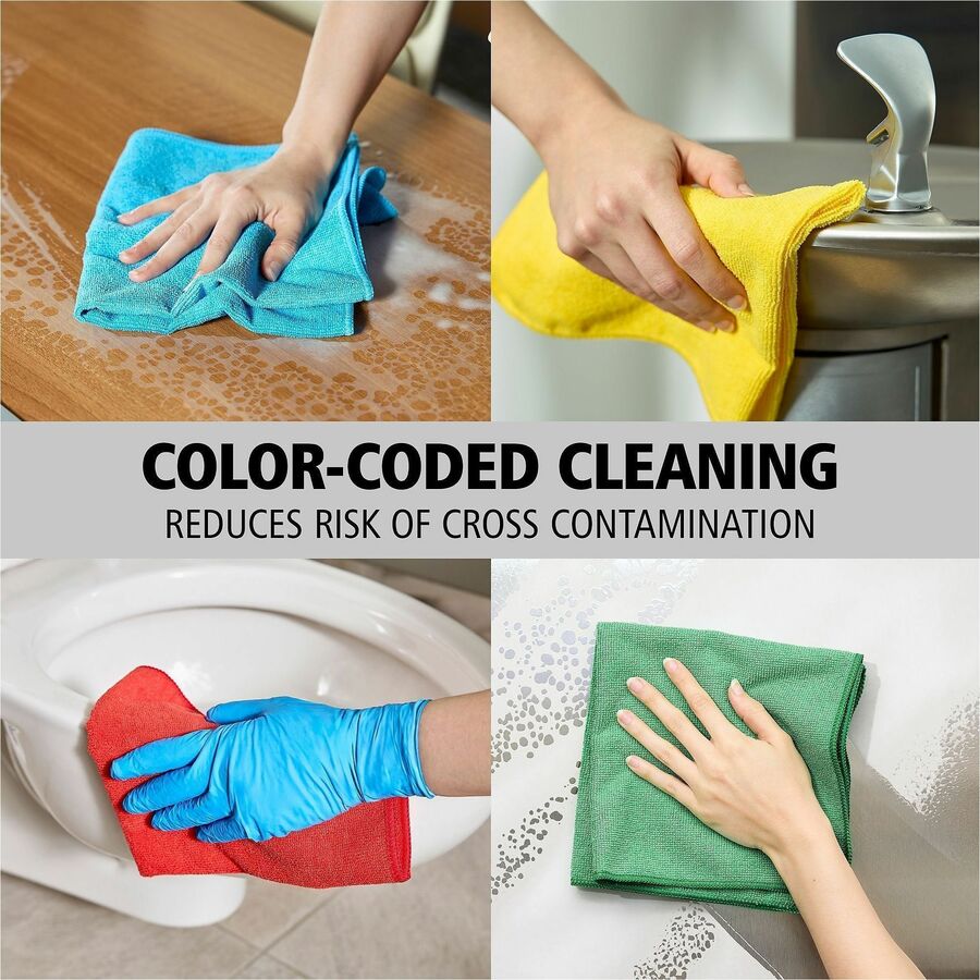 Rubbermaid Commercial Microfiber Cleaning Cloths