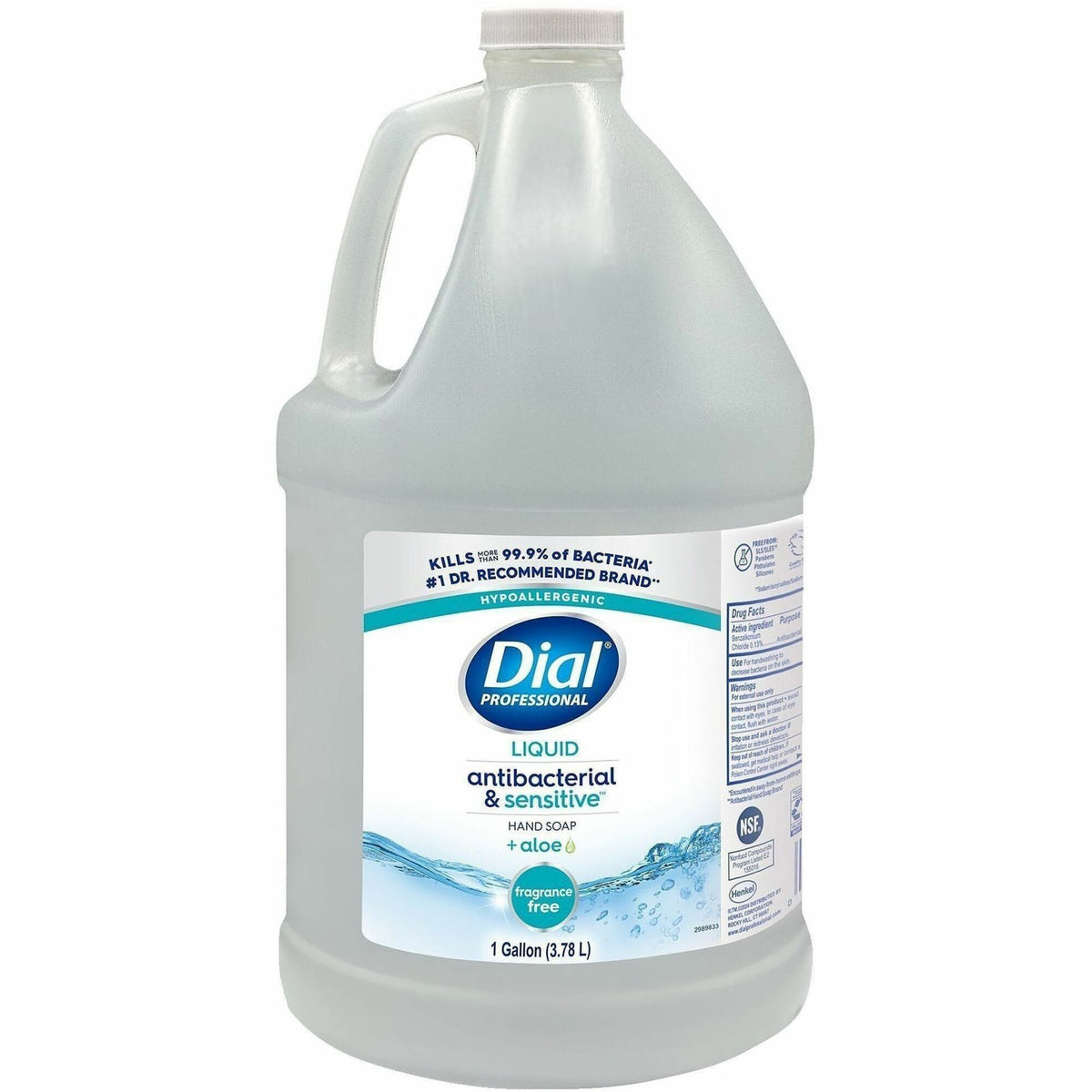 Dial Professional Sensitive Skin Antibacterial Liquid Hand Soap Refill