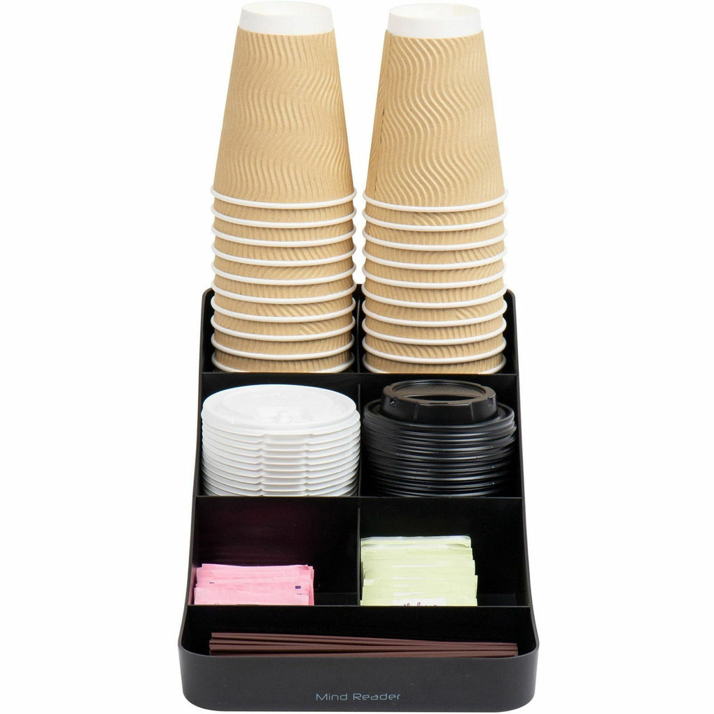 Mind Reader EMS Mind Trove 7-Condiment Coffee Organizer