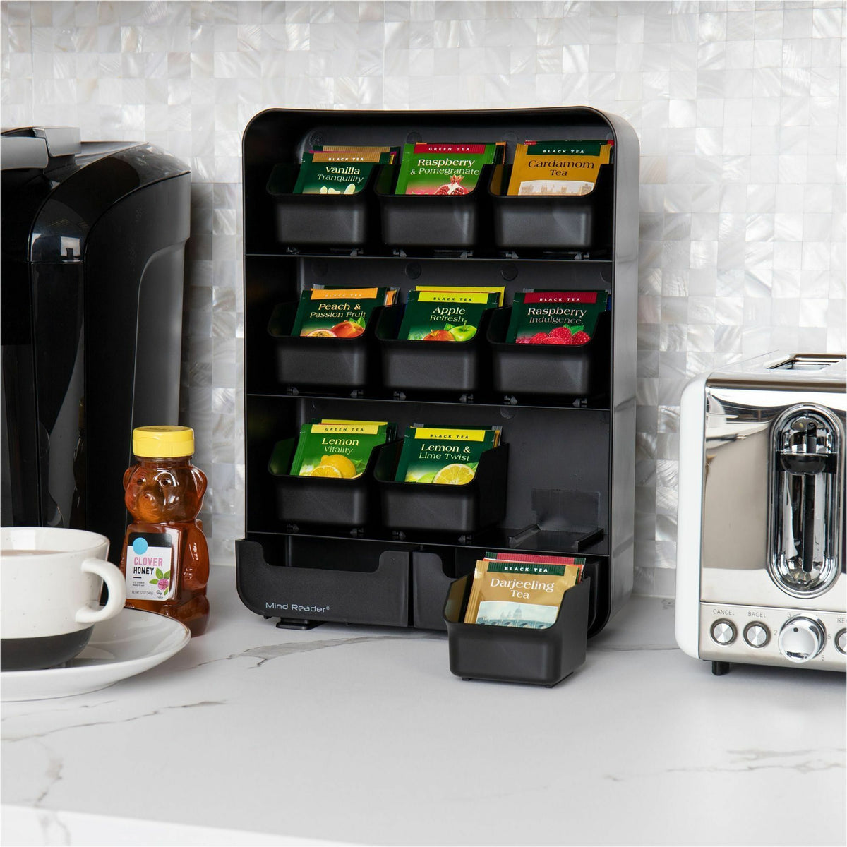 Mind Reader EMS Mind Tea Organizer